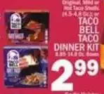 Ctown Taco bell Taco dinner kit offer