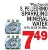 Ctown S. Pellegrino sparkling mineral water offer