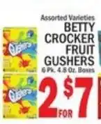 Ctown Betty Crocker fruit gushers offer