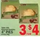 Ctown Table Talk assorted varieties 4" pies offer