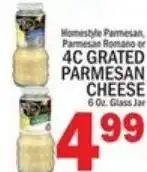 Ctown 4C Grated parmesan cheese offer
