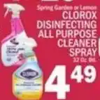 Ctown Clorox disinfecting all purpose cleaner spray offer