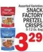 Ctown Snack factory pretzel crisps offer
