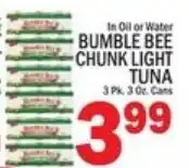Ctown Bumble Bee Chunk Light Tuna offer