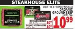 Ctown Steakhouse elite organic ground beef offer