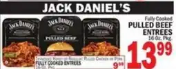 Ctown Jack Daniel's pulled beef entrees offer