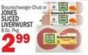 Ctown Jones sliced liverwurst offer
