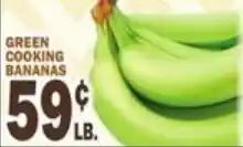 Ctown Green cooking bananas offer