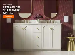 The Home Depot Select Online Vanities offer