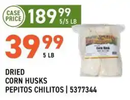 US Foods Chef's Store Pepitos Chilitos Dried Corn Husks offer