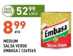 US Foods Chef's Store Embasa medium salsa verde offer