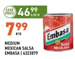 US Foods Chef's Store Embasa Medium Mexican Salsa offer