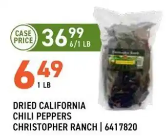 Christopher Ranch Dried California Chili Peppers