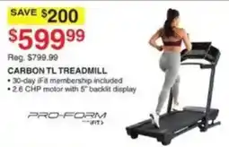 Dunham's Sports Pro-Form Carbon TL Treadmill offer
