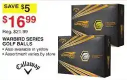 Dunham's Sports Callaway warbird series golf balls offer