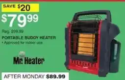 Dunham's Sports Mr. Heater portable buddy heater offer