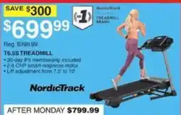 Dunham's Sports NordicTrack T6.5S Treadmill offer