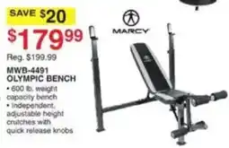 Dunham's Sports Marcy olympic bench offer