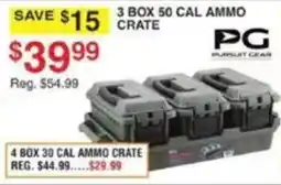 Dunham's Sports Pursuit Gear 3 Box 50 Cal Ammo Crate offer