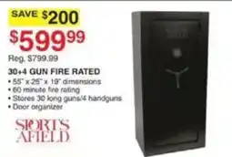 Dunham's Sports Sports Afield gun safe offer