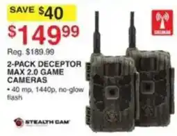 Dunham's Sports Stealth Cam Deceptor Max 2.0 Game Cameras offer