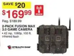 Dunham's Sports Stealth Cam 2-Pack Fusion Max 3.0 Game Camera offer