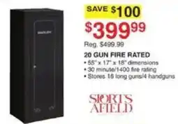 Dunham's Sports Safeguard 20 Gun Fire Rated Safe offer