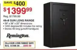 Dunham's Sports Remington 48+8 gun long range safe offer