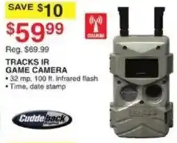 Dunham's Sports Cuddeback Tracks IR Game Camera offer
