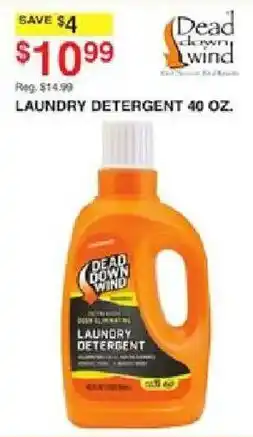 Dunham's Sports Dead down wind laundry detergent offer