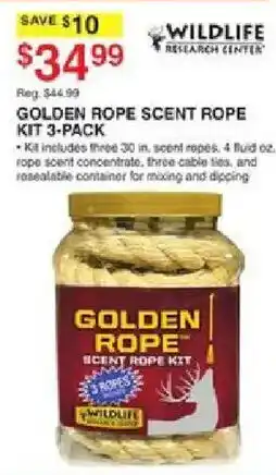 Dunham's Sports Wildlife Research Center Golden Rope Scent Rope Kit offer