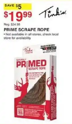 Dunham's Sports Tinkin prime scrape rope offer