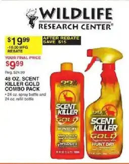 Dunham's Sports Scent Killer Gold Combo Pack offer