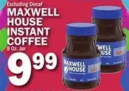Ctown Maxwell House instant coffee offer