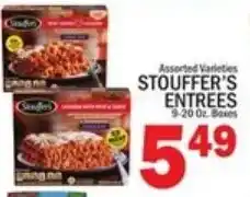 Ctown Stouffer's Entrees offer