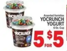 Ctown Yocrunch yogurt offer