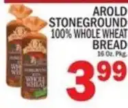 Ctown Arold Stoneground 100% Whole Wheat Bread offer