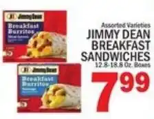 Ctown Jimmy Dean breakfast sandwiches offer