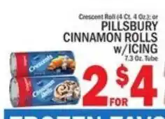 Ctown Pillsbury cinnamon rolls w/icing offer