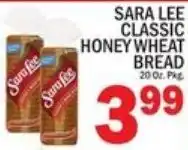Sara Lee classic honey wheat bread