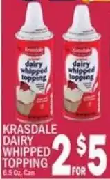 Ctown Krasdale dairy whipped topping offer