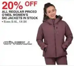 Dunham's Sports O'neill women's ski jackets offer