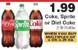 Piggly Wiggly Coke, Sprite or Diet Coke offer