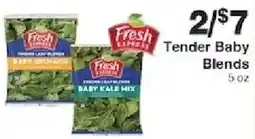 Piggly Wiggly Fresh Express tender baby blends offer