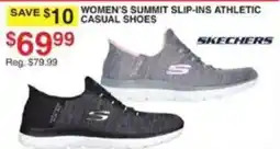Dunham's Sports Skechers women's summit slip-ins athletic casual shoes offer