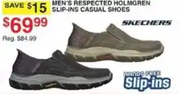 Dunham's Sports Skechers men's respected holmgren slip-ins casual shoes offer