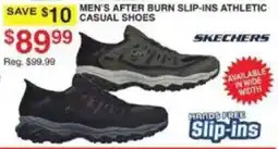 Dunham's Sports Skechers men's after burn slip-ins athletic casual shoes offer