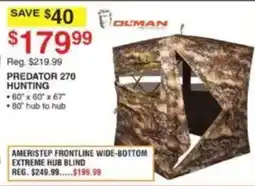 Dunham's Sports Olman Predator 270 Hunting offer