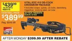 Dunham's Sports Killer Instinct Vital-XDC 415 De-Cock Crossbow Package offer