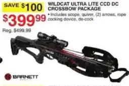 Dunham's Sports Wildcat ultra lite CCD DC crossbow package offer